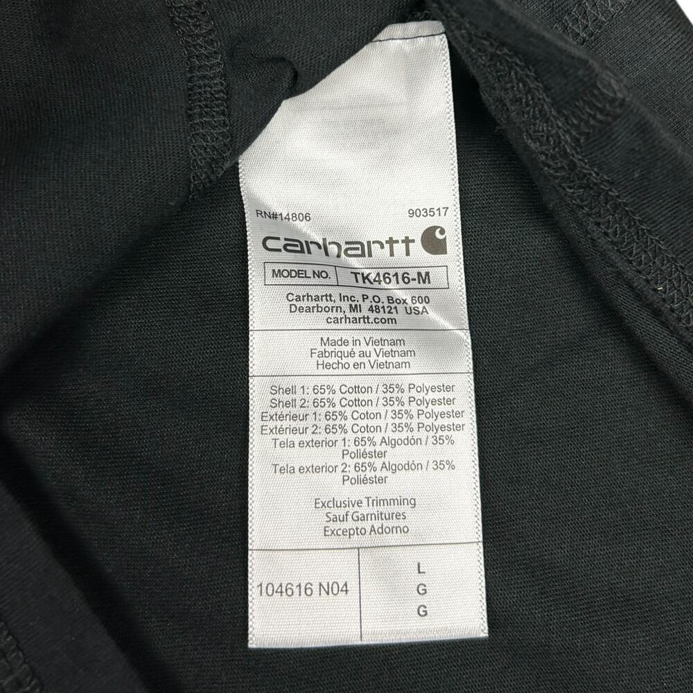 Carhartt Force Relaxed Fit Short Sleeve Pocket Tee Black Large NWT COMPANY LOGO - Picture 3 of 6